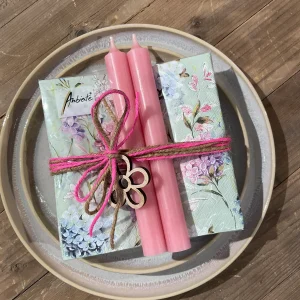 Stabkerze Rose