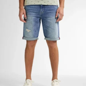 Boyd Ripped Denim Short Flamingstone