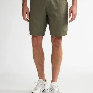 Linen Blend Chino Short Dune